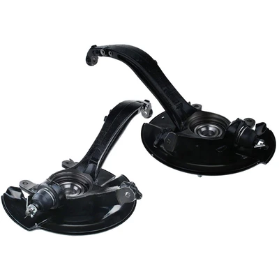 2 Pcs Front Steering Knuckle & Wheel Hub Bearing Assembly