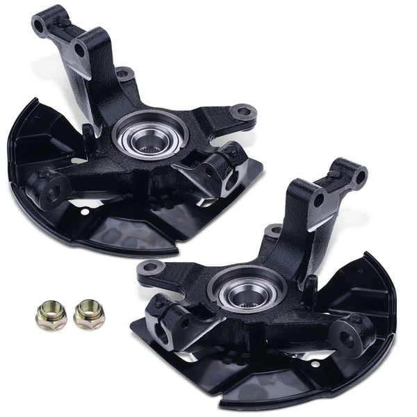2 Pcs Front Steering Knuckle & Wheel Hub Bearing Assembly for Mazda CX-7 07-12 CX-9