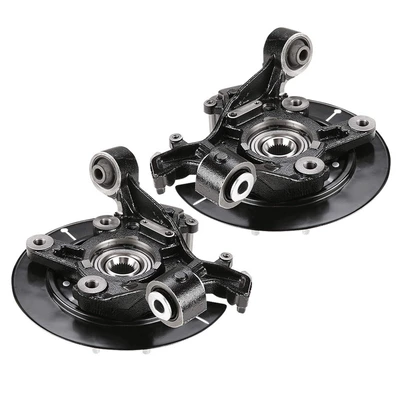 2 Pcs Rear Steering Knuckle & Wheel Hub Bearing Assembly