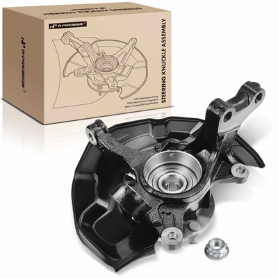 Front Driver Steering Knuckle & Wheel Hub Bearing Assembly