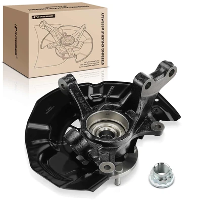 Front Driver Steering Knuckle & Wheel Hub Bearing Assembly