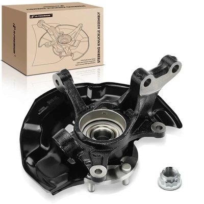 Front Left Steering Knuckle & Wheel Hub Bearing Assembly