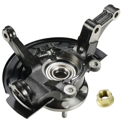 Front LH Steering Knuckle & Wheel Hub Bearing Assembly for 2002-2006 Nissan Altima