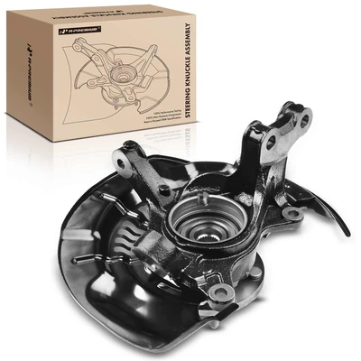 Front Driver Steering Knuckle & Wheel Hub Bearing Assembly