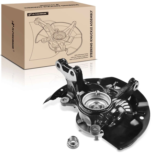 Front RH Steering Knuckle & Wheel Hub Bearing Assembly for 2011-2017 Toyota Sienna