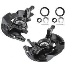 2 Pcs Front Steering Knuckle Assembly