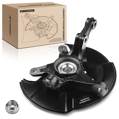 Front Passenger Steering Knuckle & Wheel Hub Bearing Assembly