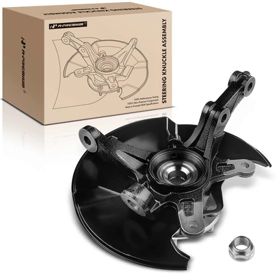 Front Driver Steering Knuckle & Wheel Hub Bearing Assembly