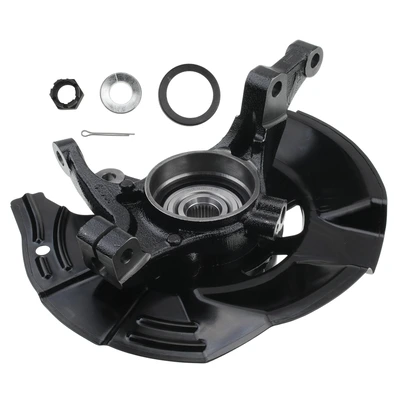 Front Driver Steering Knuckle & Wheel Hub Bearing Assembly
