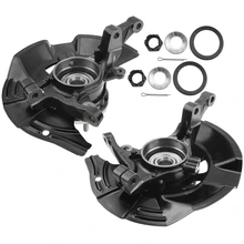 2 Pcs Front Steering Knuckle Assembly