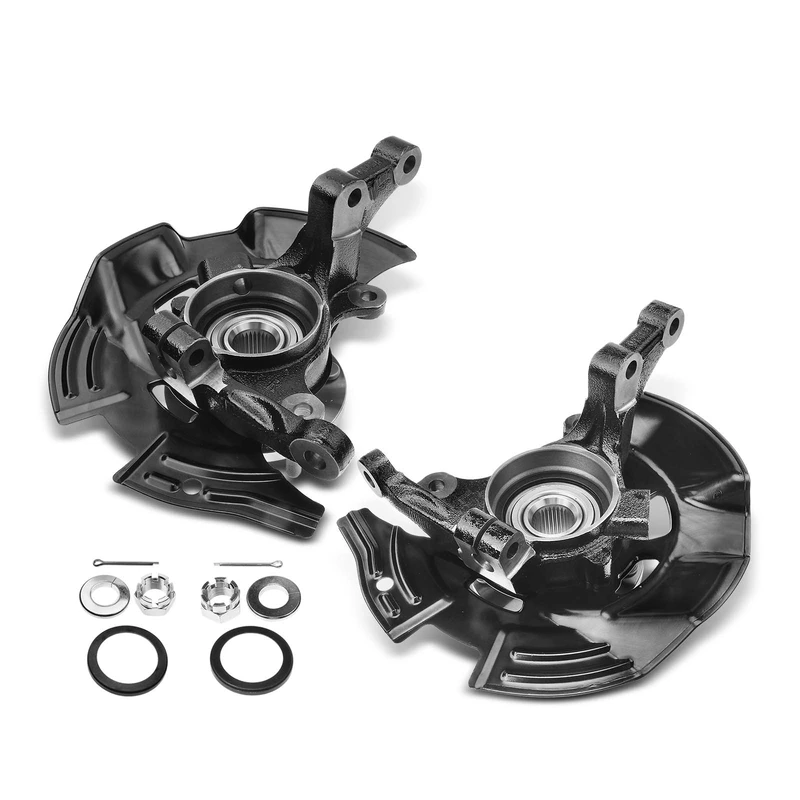 2 Pcs Front Steering Knuckle Assembly for 2012 Hyundai Sonata