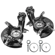 2 Pcs Front Steering Knuckle Assembly