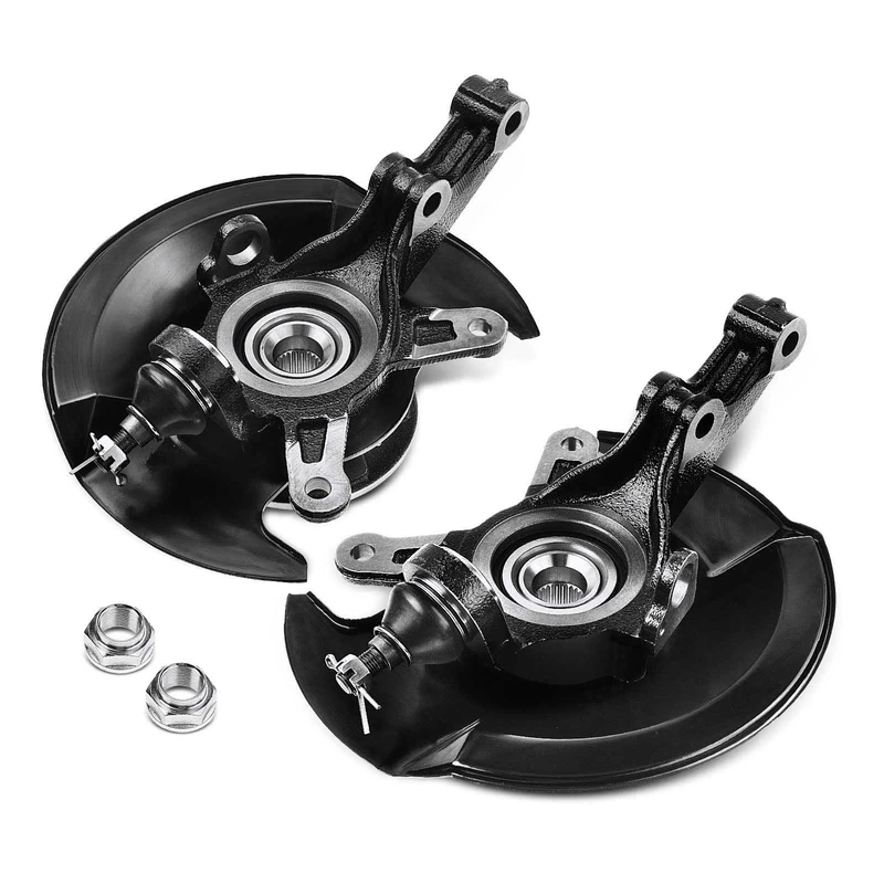 2 Pcs Front Steering Knuckle Assembly for 2001 Honda Civic