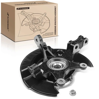 Front Driver Steering Knuckle & Wheel Hub Bearing Assembly