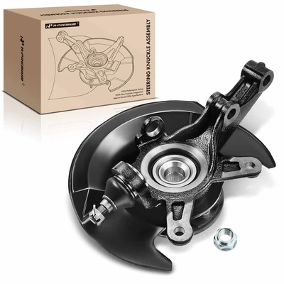 Front Passenger Steering Knuckle & Wheel Hub Bearing Assembly
