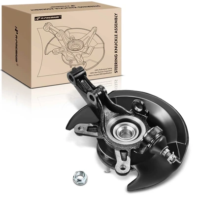 Front Driver Steering Knuckle & Wheel Hub Bearing Assembly