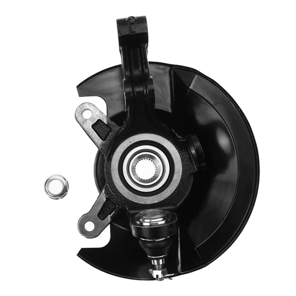 2 Pcs Front Steering Knuckle Assembly for Honda Civic 2003-2005 1.7L