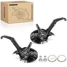 2 Pcs Front Steering Knuckle & Hub Bearing Assembly for 2010-2011 Honda Accord Crosstour