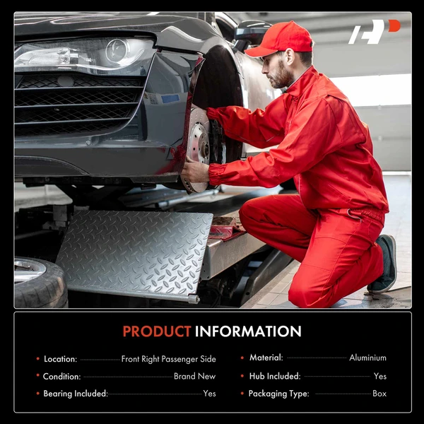 Front Passenger Steering Knuckle & Wheel Hub Bearing Assembly for Land Rover Range Rover