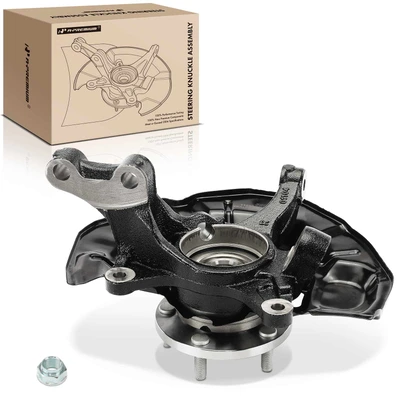 Front Passenger Steering Knuckle & Wheel Hub Bearing Assembly