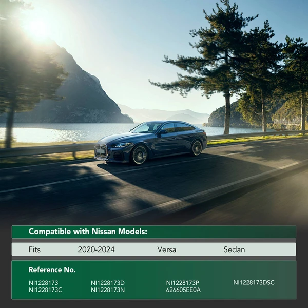 Front Lower Engine Splash Shield Forward Undercar for Nissan Versa 2020-2024 Sedan