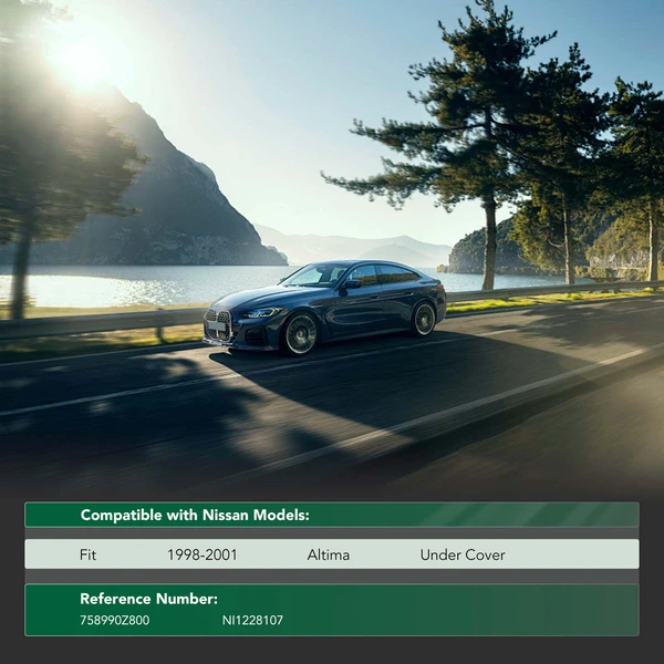 Front Driver Lower Under Cover Engine Splash Shield for Nissan Altima 1998-2001