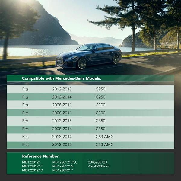 Front Lower Engine Splash Shield for 2008-2011 Mercedes-Benz C300