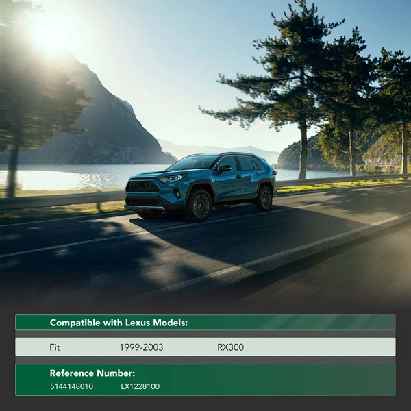 Front Black Plastic Engine Splash Shield for Lexus RX300 1999-2003 V6 3.0L