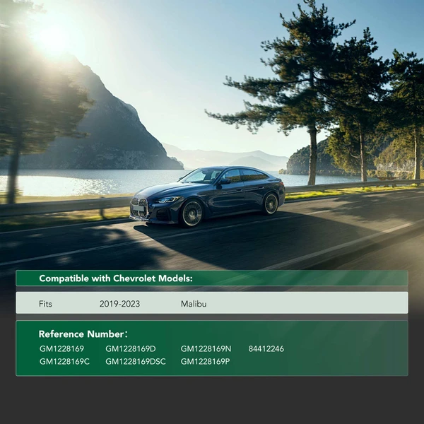 Front Engine Splash Shield for 2019-2023 Chevrolet Malibu