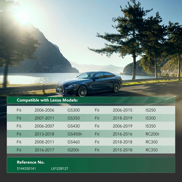 Passenger Engine Splash Shield for Lexus IS200t IS250 GS300 GS430 RC200t RC350 RWD