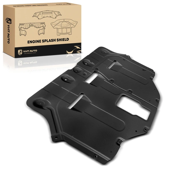 Rear Lower Engine Splash Shield Under Cover Black for Kia Optima 2016-2020 2.0L