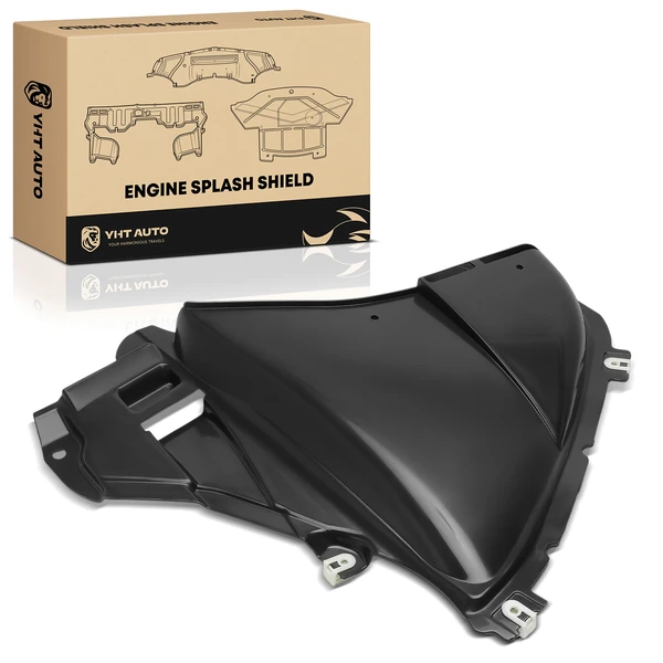 Front Passenger Black Engine Splash Shield for 2018-2020 BMW M550i xDrive