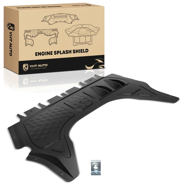 Front Lower Black Engine Splash Shield for VW Passat 2006-2010 CC 2009-2017 2.0L