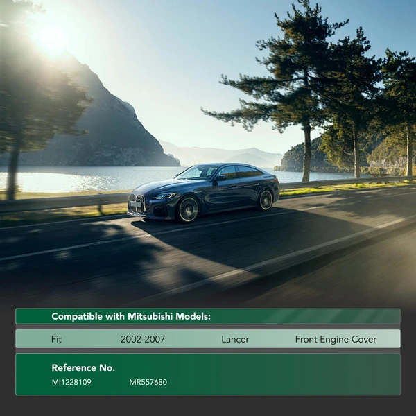 Front Passenger Lower Plastic Engine Splash Shield for Mitsubishi Lancer 2002-2007