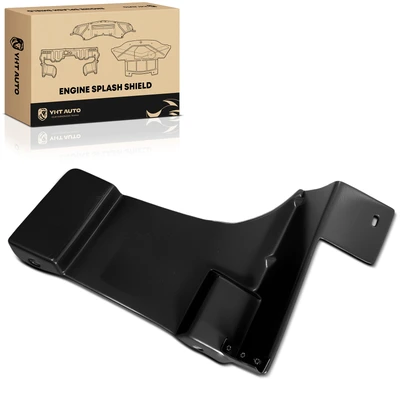 Front Driver Black Engine Splash Shield