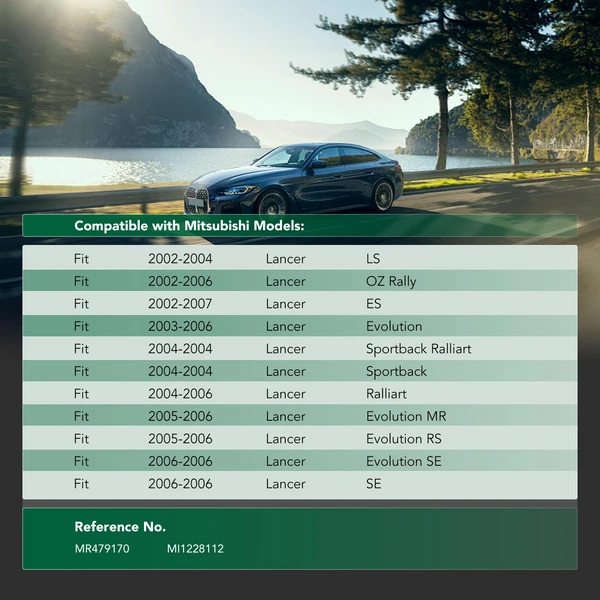 Driver Engine Splash Shield for Mitsubishi Lancer 2002-2007 Sedan Wagon