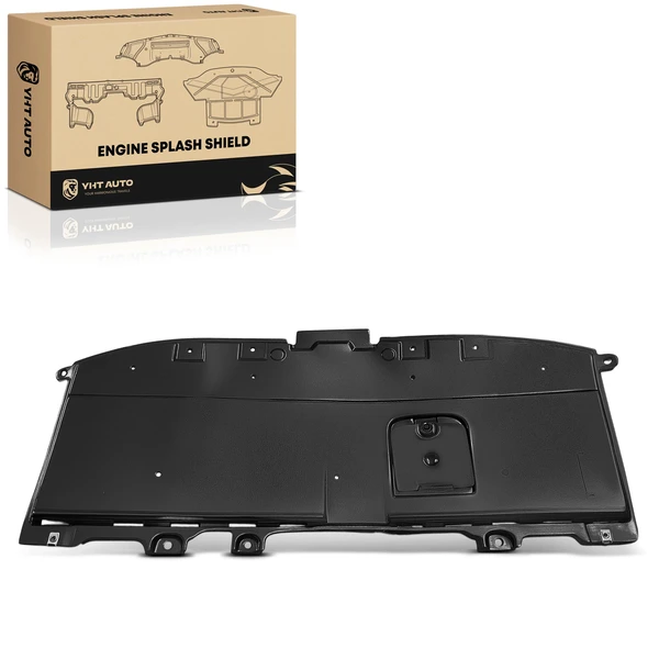 Front Black Engine Splash Shield Undercar Cover for Mazda CX-3 2016-2021 Plastic