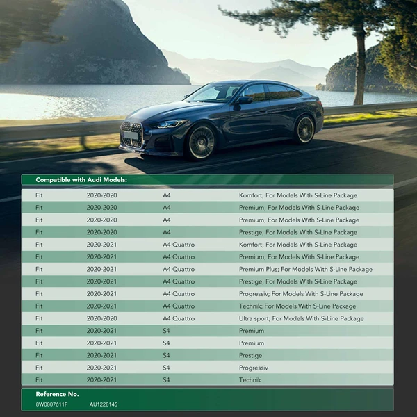 Front injection form Engine Splash Shield for Audi A4 Quattro 2020-2021 A4 S4