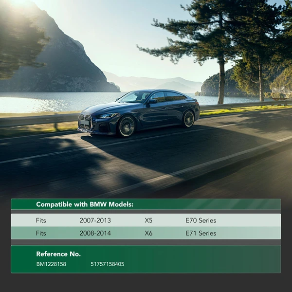 Front Driver Engine Splash Shield for BMW X5 E70 2007-2013 X6 E71 2008-2014