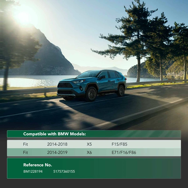 Rear Engine Splash Shield for BMW F15 F85 X5 2014-2018 E71 F16 F86 X6 2014-2019