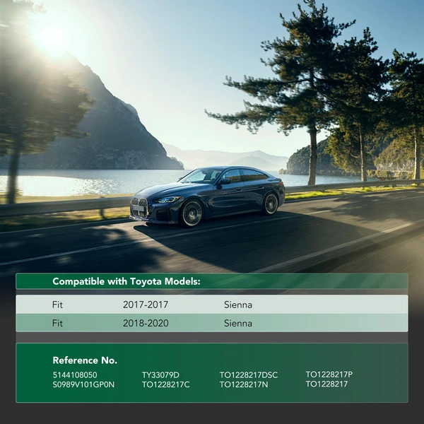 Front Lower Engine Splash Shield for Toyota Sienna 2017-2020 FWD