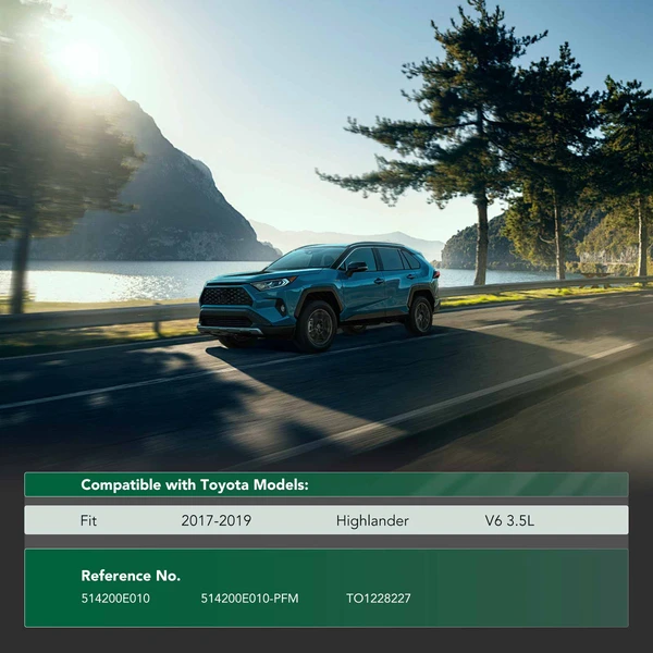 Rear Engine Splash Shield for Toyota Highlander 2017-2019 3.5L