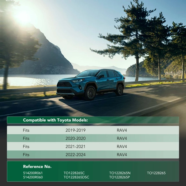 Rear Plastic Engine Splash Undercar Shield for Toyota RAV4 2019-2024