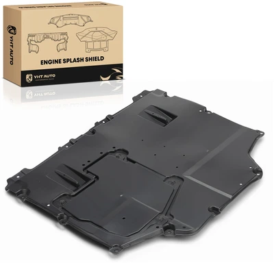 Front Rearward Undercar Shield Plastic