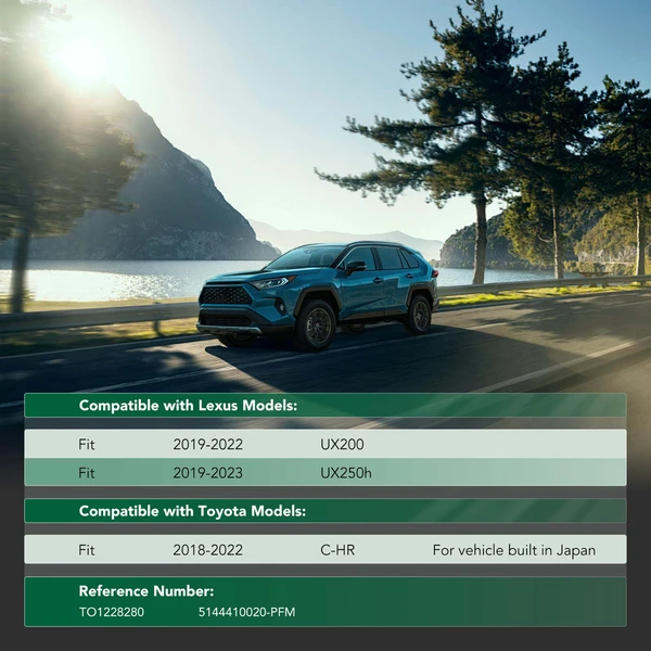 Driver Lower Engine Splash Shield for Lexus UX200 2019-2022 UX250h 2019-2023 Toyota C-HR