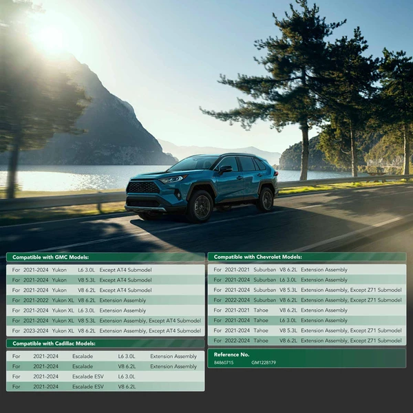 Front injection for 2021-2024 GMC Yukon