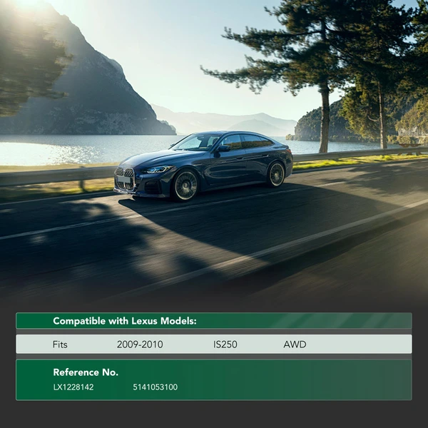 Front Plastic Engine Splash Shield for Lexus IS250 2009-2010 AWD