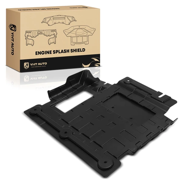 Rear Black Injection Engine Splash Shield for 2021-2023 Ford Bronco