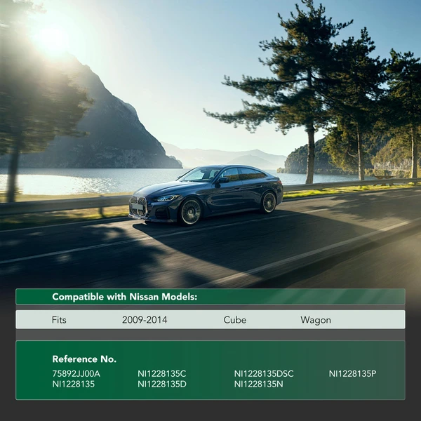 Rear Lower Engine Splash Shield for 2009-2014 Nissan Cube