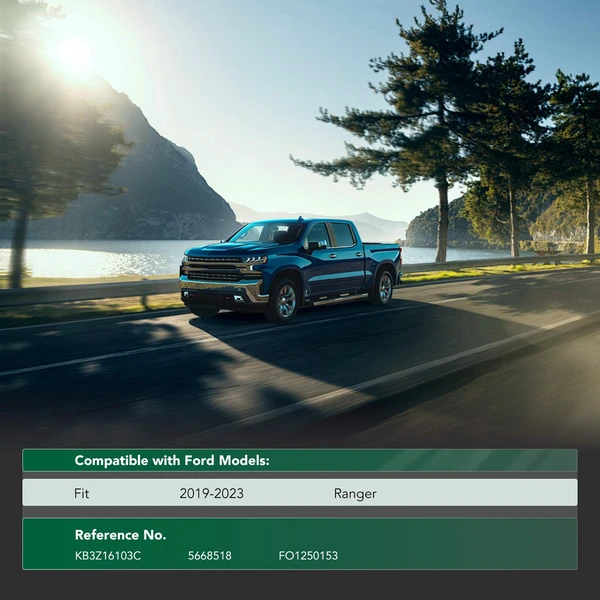 Front Driver Outer Engine Splash Shield for Ford Ranger 2019-2023 Pickup